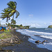 black sands beach