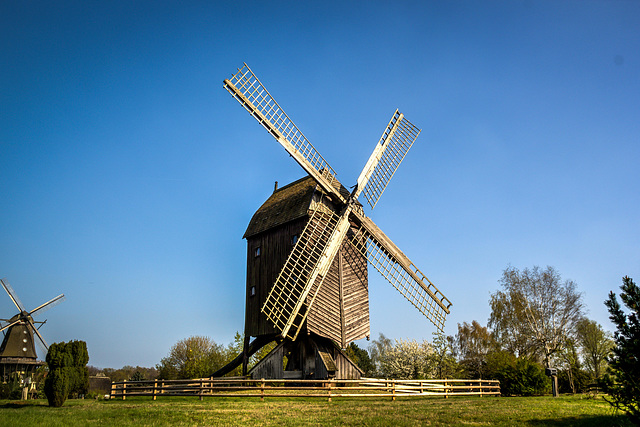 2017-04.09. - Gifhorn - Mühlenmuseum, Bockwindmühle -Viktoria- von 1882 aus Osloß