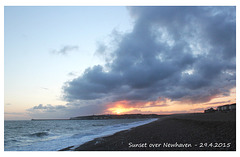 Sunset over Newhaven - 29.4.2015