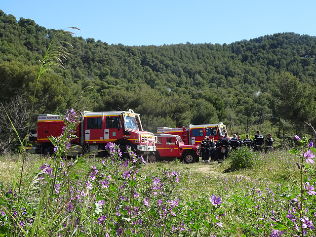 Hommage à nos Pompiers