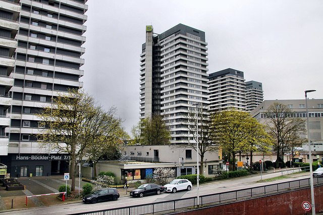 Iduna-Hochhäuser bei der Forum City (Mülheim an der Ruhr) / 30.03.2024