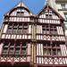 France - Caen, Maisons a Pans de Bois