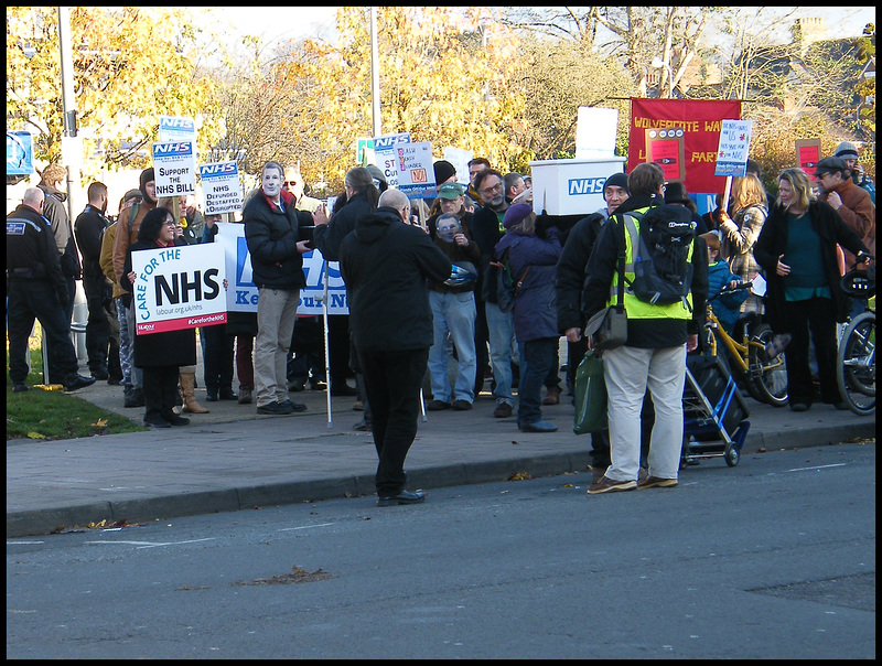 NHS demonstration