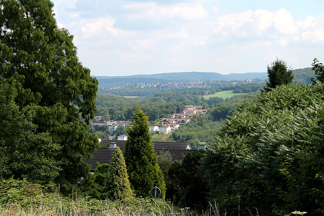 Blick nach Wengern (Witten-Bommern) / 26.07.2017