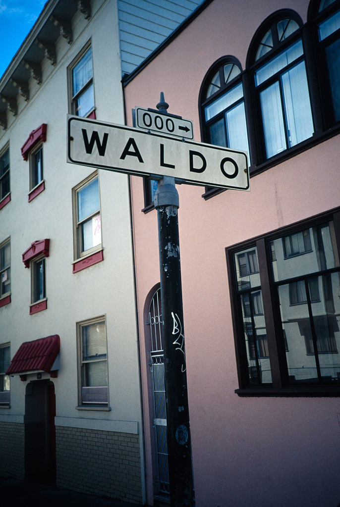 Waldo Street Sign in San Francisco