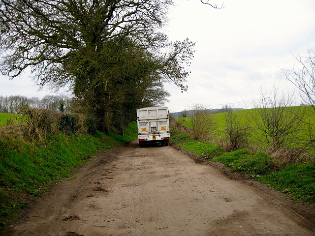 Track leading to the Devil's Spittleful