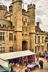 Market day in Wells.