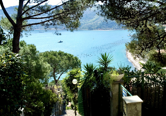 Treppe Richtung Portovenere