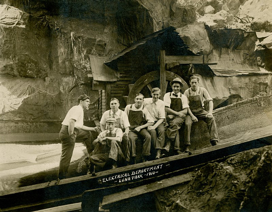 Electrical Department, Luna Park, 1910