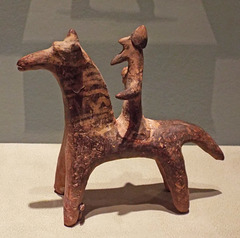 Boeotian Statuette of a Horse and Rider in the Virginia Museum of Fine Arts, June 2018