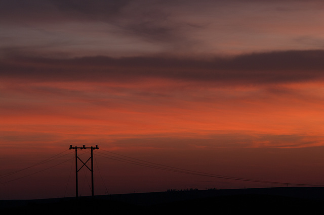 North Dakota sunset