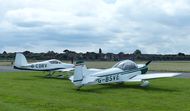 A Pair of Visitors at Solent Airport - 30 July 2016