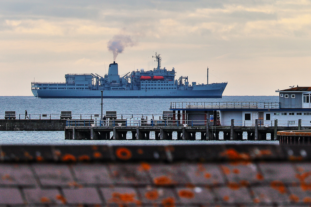 RFA Fort Rosalie (A385) off Portland