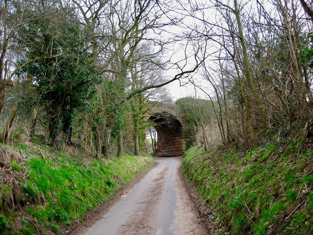 Tunnel under disused railway near Blackstone