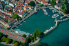 Lindau harbour from above