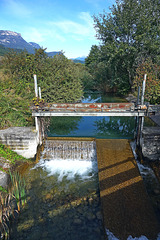 Leveling the lake of Kaltern