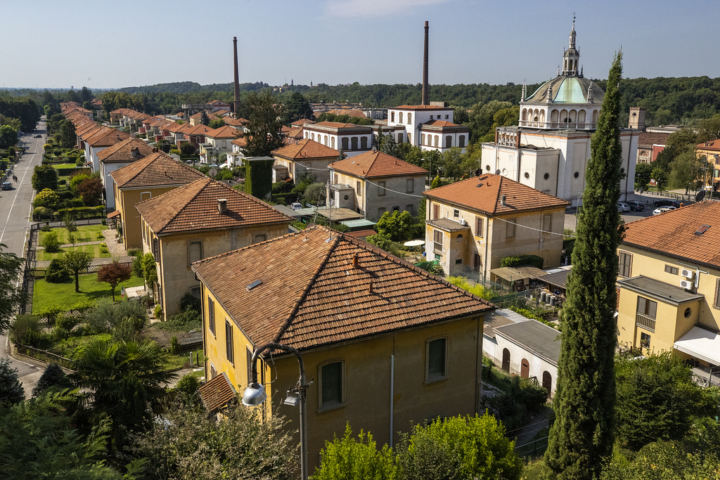 Villaggio Crespi Capriate, Bergamo - Italia