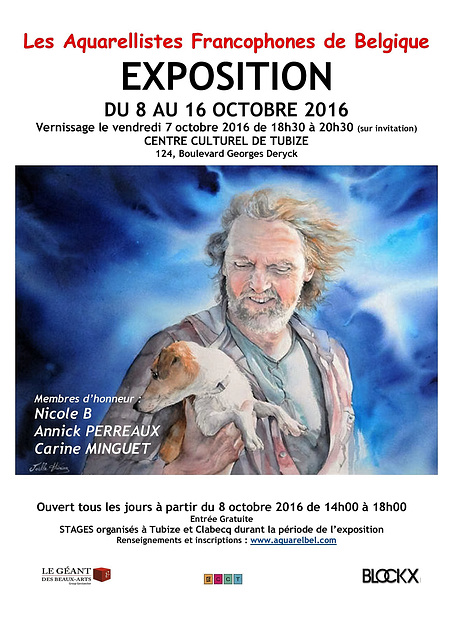 EXPO d'aquarelles en Belgique