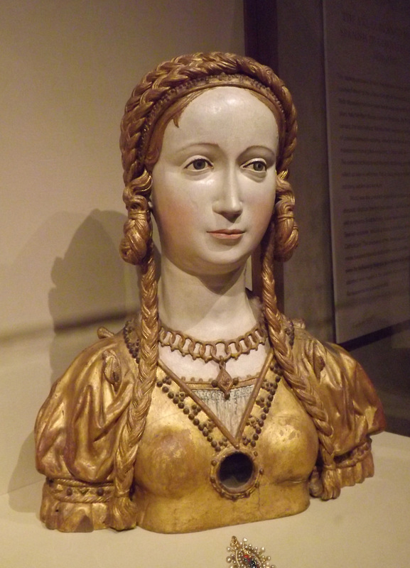 Reliquary Bust of a Female Saint in the Metropolitan Museum of Art, February 2014