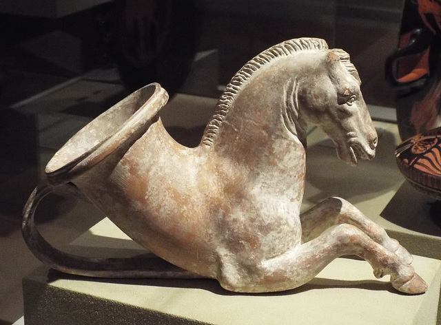 Horse Rhyton in the Virginia Museum of Fine Arts, June 2018