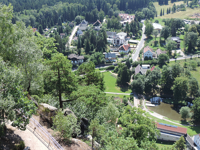 Blick auf Oybin