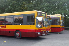 DSCF5453 Black Prince P441 SWX, TIL 7902 (R202 YOR) and N577 EUG at Showbus - 25 Sep 2016