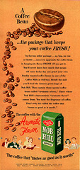 Nob Hill Coffee Ad, 1954