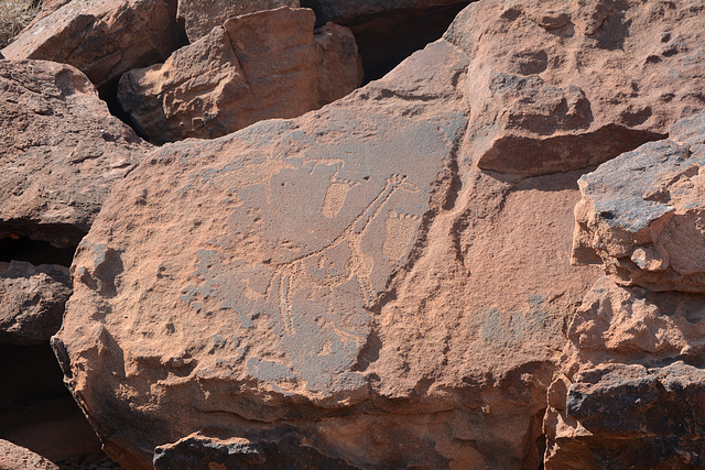 Namibia, Ancient Rock Carvings in the Twyfelfontein Valley