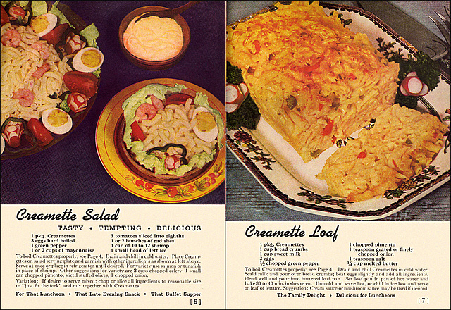 Creamettes Macaroni Booklet (3), c1935