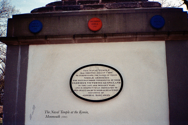 Naval Temple at Kymin (Scan from 1991)