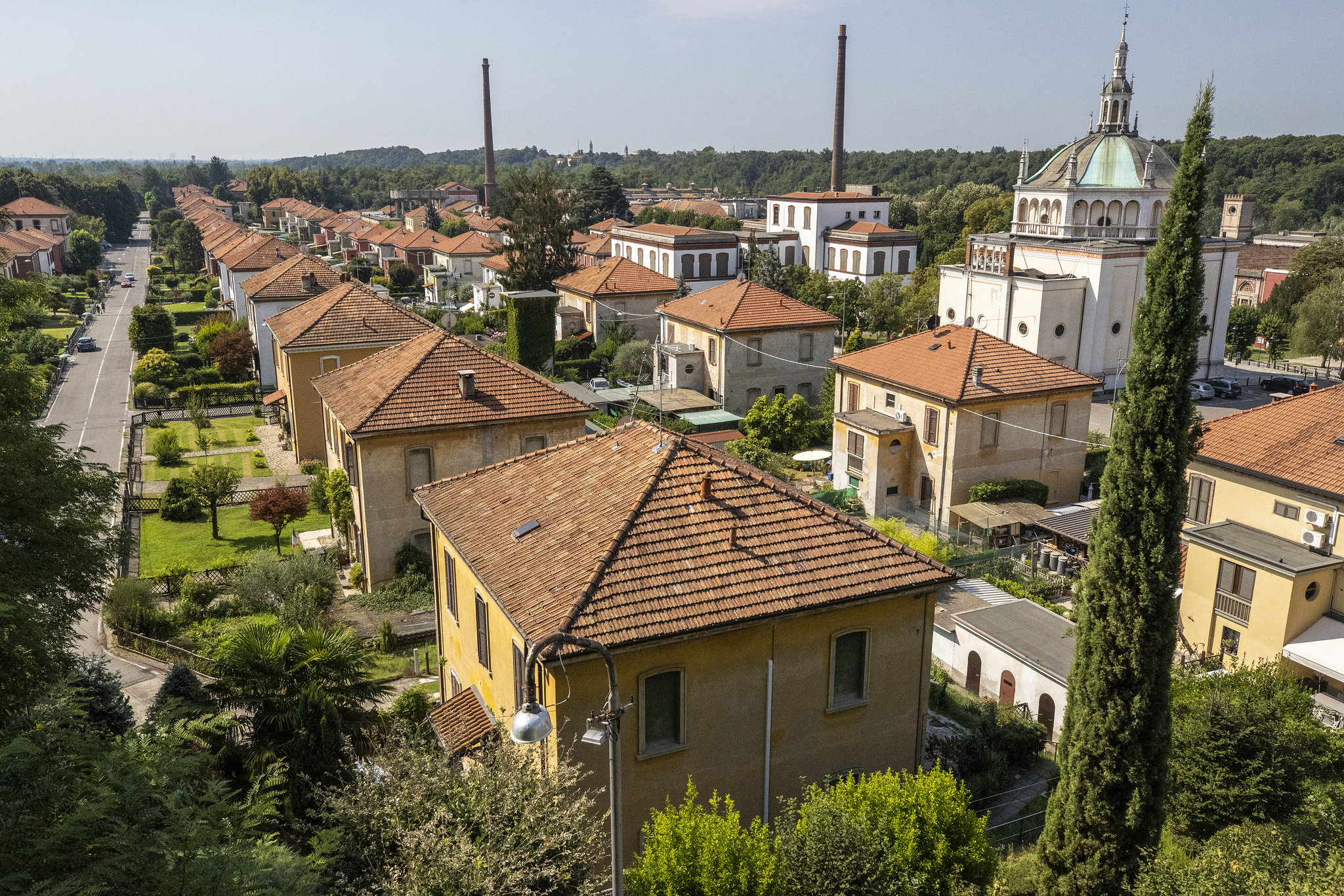 Villaggio Crespi Capriate, Bergamo - Italia