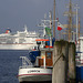 Das Traumschiffe EUROPA am Pier von Travemünde