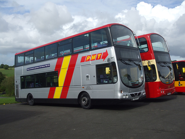 DSCF5457 First Potteries YN06 UPZ and KP54 LAO at Showbus - Sun 25 Sep 2016 DSCF5457 First Potteries YN06 UPZ and KP54 LAO at Showbus - Sun 25 Sep 2016
