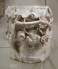 Marble Cinerary Urn of a Tree Stump with Leaves and Grapes in the Metropolitan Museum of Art, October 2023