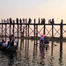 U Bein bridge at sunset