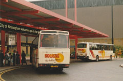 L F Bowen of Birmingham KJW 68W and D230 PBF at the National Exhibition Centre – 26 Oct 1989 (104-22)