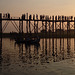 U Bein bridge at sunset