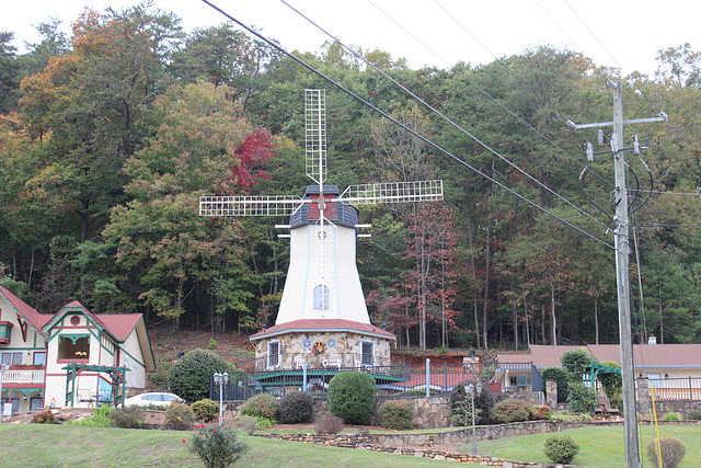 Helen, Georgia... non working Windmill...  USA~~ ( 10-2019 )