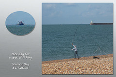 Nice day for fishing - Seaford Bay - 31.7.2015