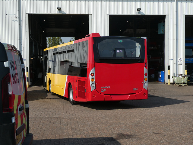 A new MCV eVoRa/Volvo for D&G at the Volvo depot, Witchford - 19 Sep 2024 (P1190828) A new MCV eVoRa/Volvo for D&G at the Volvo depot, Witchford - 19 Sep 2024 (P1190828)