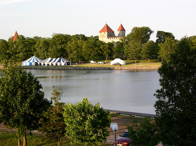 Arensburg Kuressaare, Hotelzimmer-Ausblick