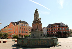 Herzog Eberhard-Ludwig-Brunnen auf dem Marktplatz in Ludwigsburg