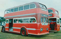 Preserved former Barton Transport 507 (JVO 230) at the Norfolk Showground 10 Sep 1989 (101-3)