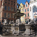 Gdansk, Fountain on Długi Targ Street