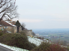 Coteaux de Monbazillac quelques jours aprés les chutes de neige