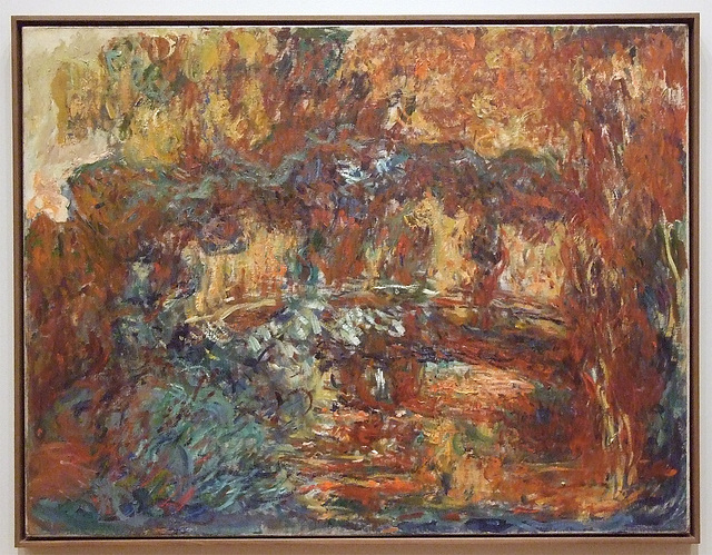 Japanese Footbridge by Monet in the Museum of Modern Art, August 2010