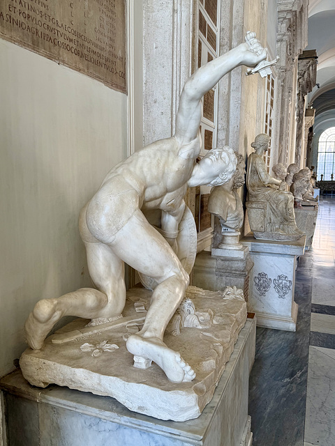Rome 2026 – Capitoline Museums – Torso of Discobolus restored as wounded warrior