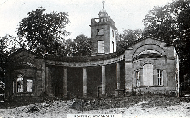 Rockley Woodhouse, a now demolished pavillion which stood in the grounds of Wentworth Castle South Yorkshire