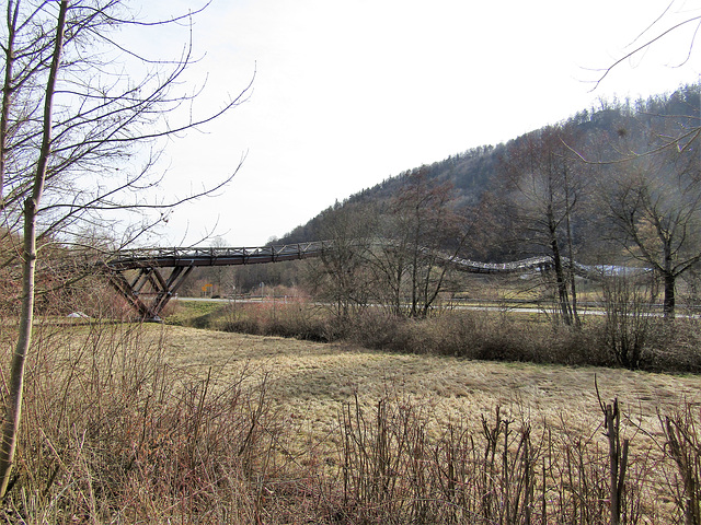 Holzbrücke bei Essing