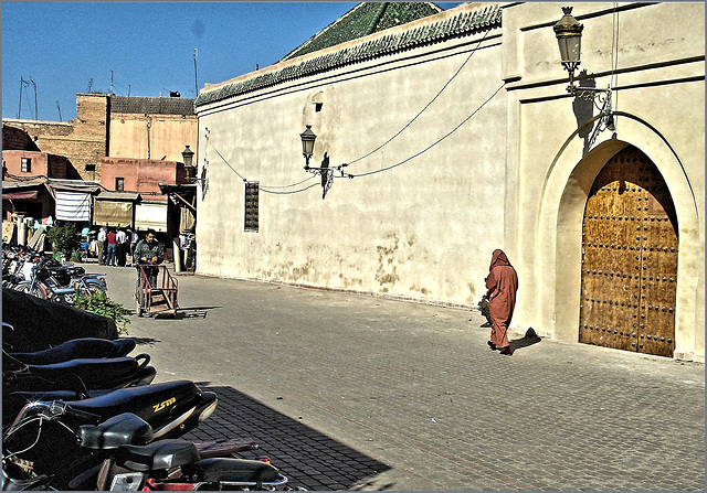 In the streets of Marrakesh